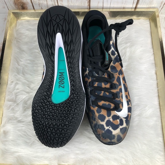 NIKE Women's Air Zoom Zero HC Cheetah Tennis Shoes - Picture 6 of 7